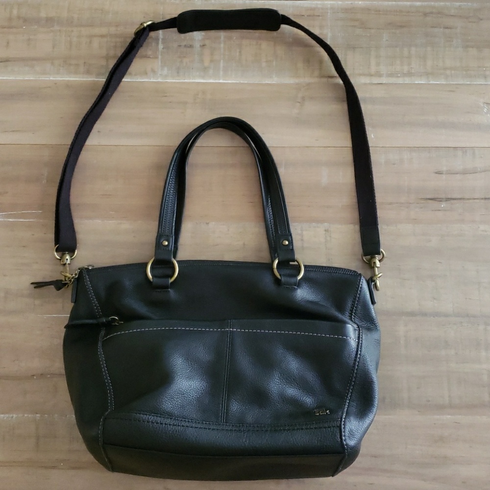The Sak Black Leather Handbag